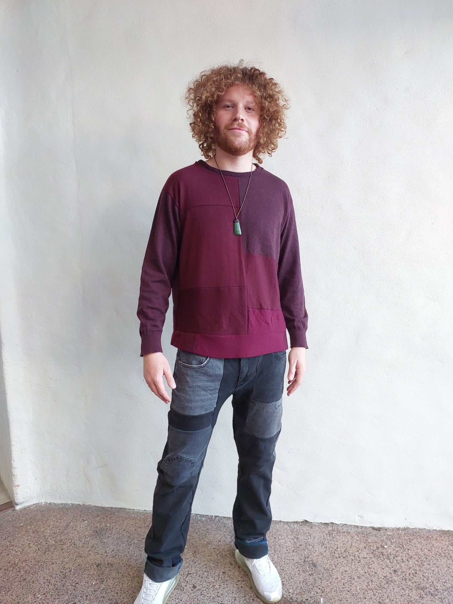Mens patchwork jeans - Heke design
