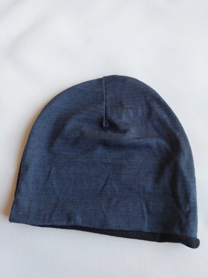 Merino reversible beanie/ hat - Heke design